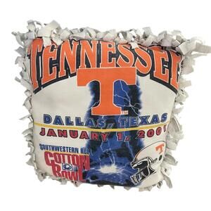 University Tennessee Volunteers Decorative Pillow Vols Football Dual Sided DIY